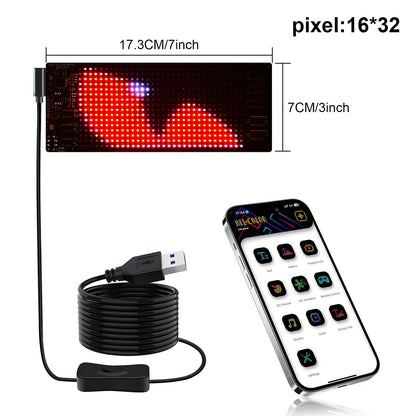 Programmable LED Scrolling Sign – Flexible Matrix Display Board with Custom Messages for Businesses, Shops, Events, and Creative Advertising