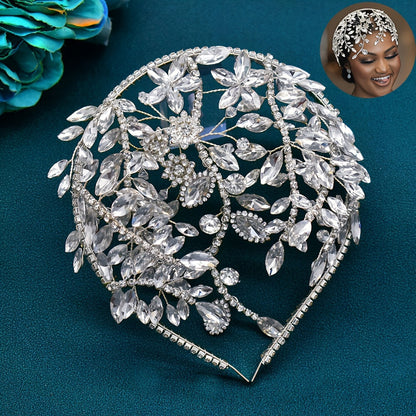 Custom Wedding Hairband – Bridal Hairpiece for Women & Girls, Chic Handmade Headwear for Special Occasions