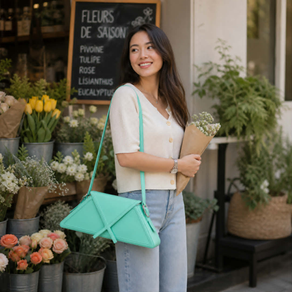 Color Block Shoulder Bag – Fashion Square Axillary Handbag with Flap Design, Stylish Women’s Crossbody Purse for Casual Everyday Use