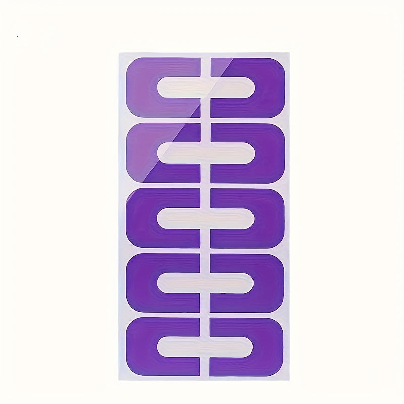 U-Shaped Nail Polish Barrier – 100pcs Latex-Free Spill-Proof Protective Film Stickers for Clean Cuticle Lines & Flawless Nail Art
