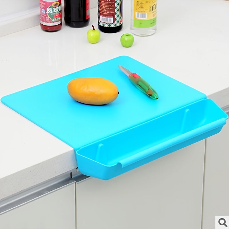 Non-Slip Cutting Board with Container – 2-in-1 Detachable Kitchen Board with Built-In Storage Tray for Effortless Food Prep and Organization