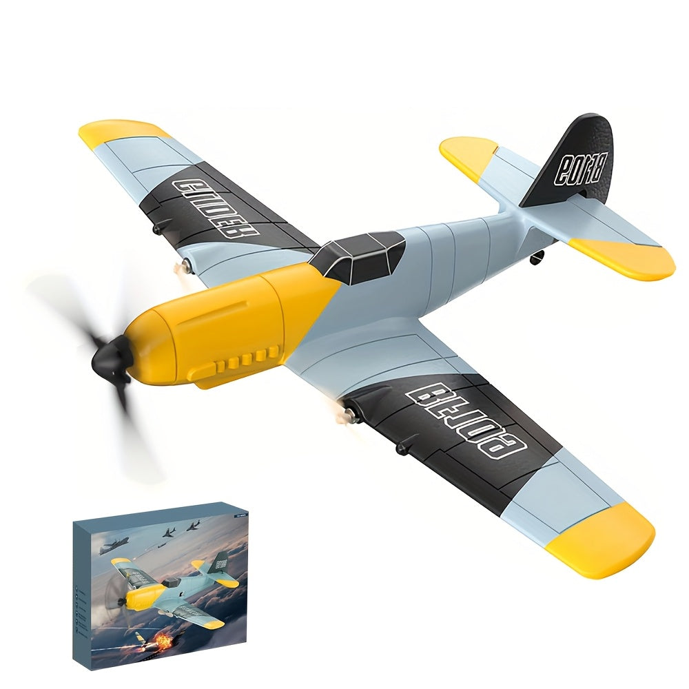 Three Channel RC Drone Glider – Foam Airplane with 6-Axis Gyroscope, Stunt Mode & Beginner-Friendly Remote Control