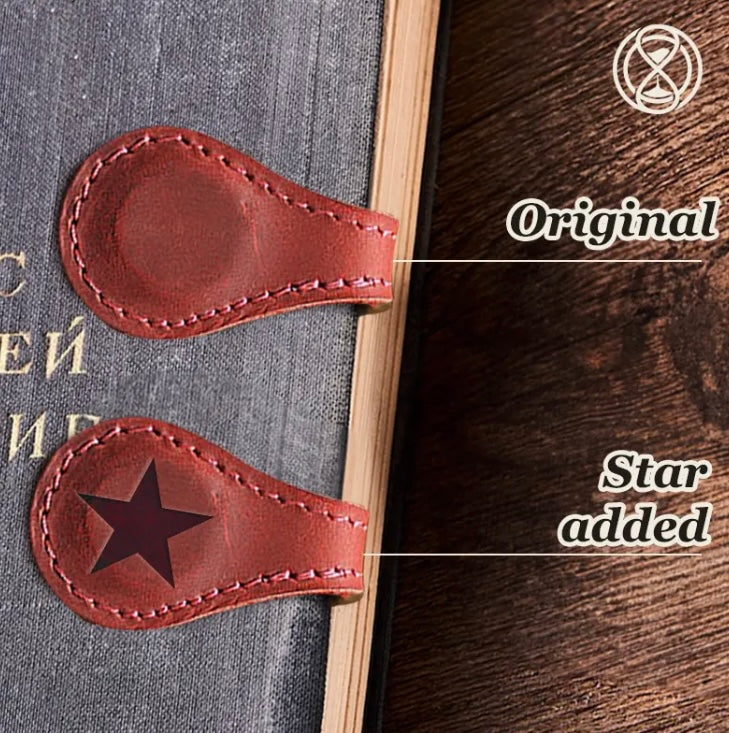 TimelessMark – Personalized Magnetic Leather Bookmark