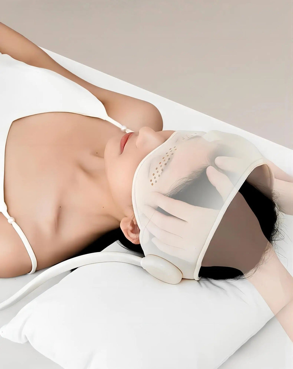 Air Pressure Head Massager with Heat – 6 Airbags and 360° Eye Massage for Deep Relaxation, Stress Relief, and Better Sleep Quality