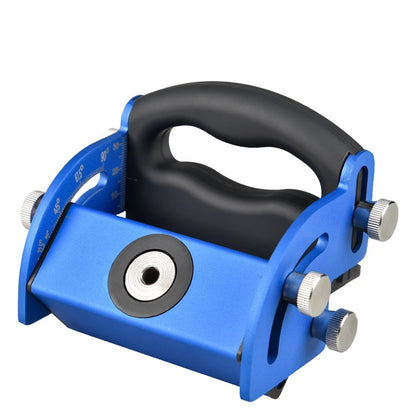 Aluminum Alloy Drill Angle Guide Locator – Woodworking Hole Positioning Tool for Accurate Splicing, Installation & Line Scribing