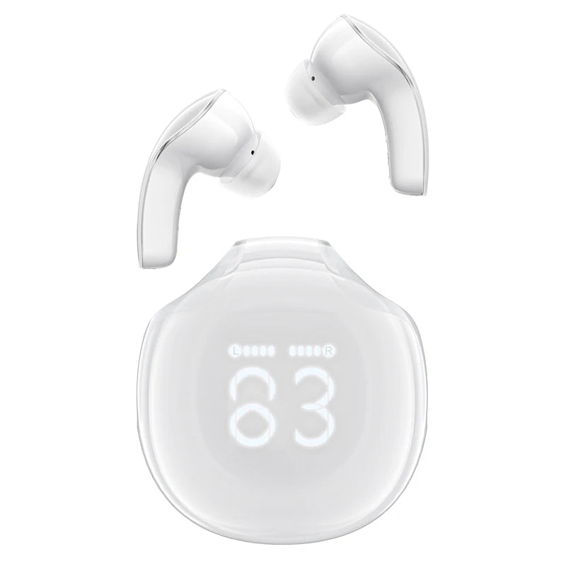 Wireless Bluetooth 5.3 Earbuds – Deep Bass, AI Call Noise Reduction & Gaming Mode for iPhone
