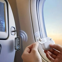 Wireless Bluetooth 5.4 Audio Transmitter Receiver Airplane Adapter with Mic