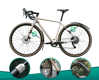 Road Bike & MTB Mudguard Fender – 700C Front and Rear Water Protection for Cleaner, Drier Cycling on Any Terrain
