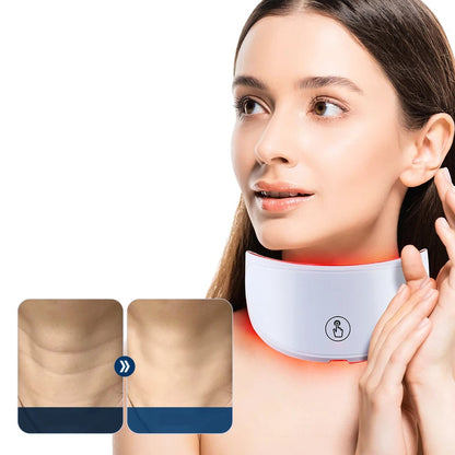 LED Neck Lift Mask Device – Anti-Wrinkle Photon Therapy Skin Tightening Beauty Tool for Rejuvenation, Firming & Neckline Care