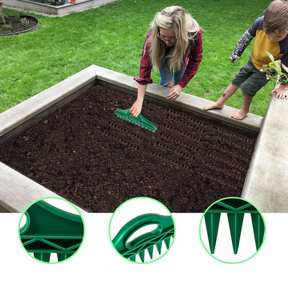 Seed Seeder Set with 12-Hole Dibbler – Durable Waterproof Garden Tool for Quick, Precise, and Effortless Planting Every Season
