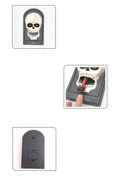 Halloween Haunted Motion Sensor Doorbell – Realistic Sound Prank Device for Scary Haunted House Parties, Must-Have Spooky Decoration