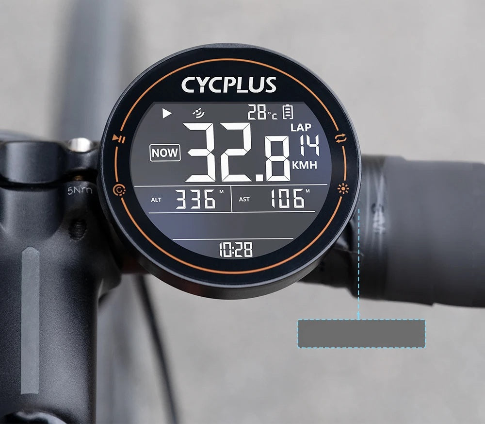 M2 GPS Bike Computer – Waterproof Wireless Cycling Speedometer with ANT+ and Bluetooth for Real-Time Performance Tracking and Navigation