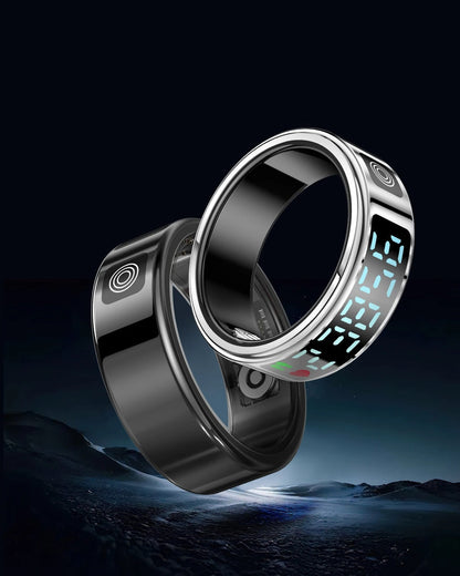 Smart Health Monitoring Ring – Heart Rate, Blood Oxygen & Multi-Sport Tracking in a Sleek Waterproof Design