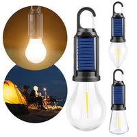 Solar Rechargeable Hooked Camping Light