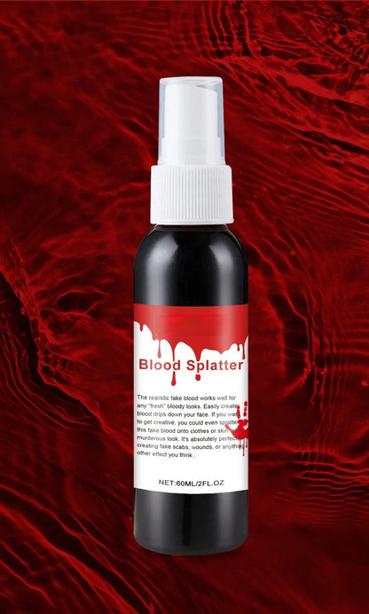 Halloween Fake Blood Spray Makeup – Cosplay Plasma Spray For Zombie, Vampire, Monster Effects, Masquerade, Festival And Prank Props