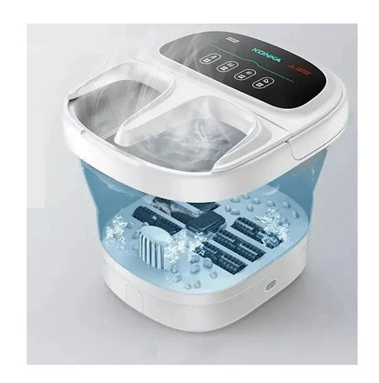 Automatic Foot Spa Bath – Heated Electric Massager Tub with Constant Temperature & Bubbles for Relaxing Feet Care
