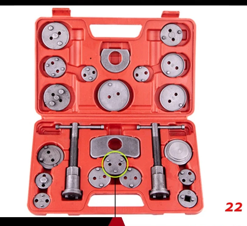 Automotive Brake Cylinder Pump Return Tool Set – Professional Brake Pad Disassembly and Replacement Kit for Efficient Auto Repair Work