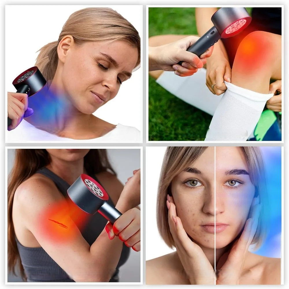 Red Light Therapy Belt – Infrared Heating for Pain Relief and Skin Rejuvenation, Full Body Wellness at Home or On the Go