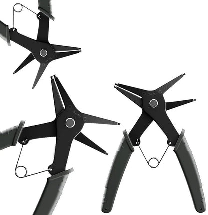 Snap Ring Pliers Set – 2-in-1 Professional Internal and External Circlip Tool for Hardware Repairs and Precision Pincer Work