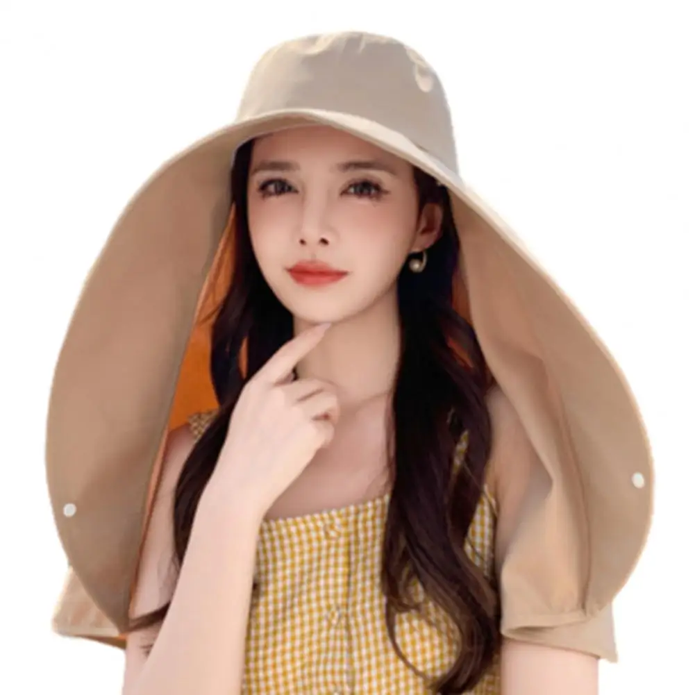 Moisture-Wicking Wide Brim Sun Hat – Breathable, Quick-Dry & Skin-Friendly UV Protection Hoodie Hat