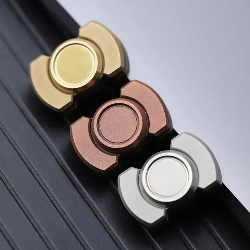 Magnetic Slider Fidget Spinner for Adults – Anti-Stress EDC Toy for Anxiety, ADHD, Autism & Sensory Focus, Sleek Metal Design