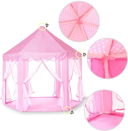 Princess Castle Play Tent for Kids – Magical Indoor & Outdoor Playhouse for Girls