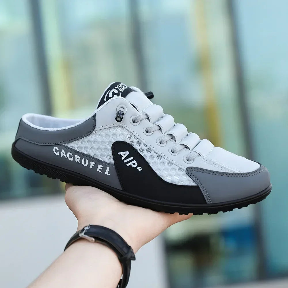 Men’s Soft-Soled Half Slippers – Trendy Summer Casual Shoes with Comfortable Cushion Support for Everyday Stylish Walking