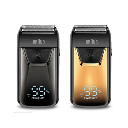 Rechargeable Electric Shaver Grooming Kit with Hair Trimmer - 500mAh Battery, Digital Display, Ideal Gift for Men’s Personal Care