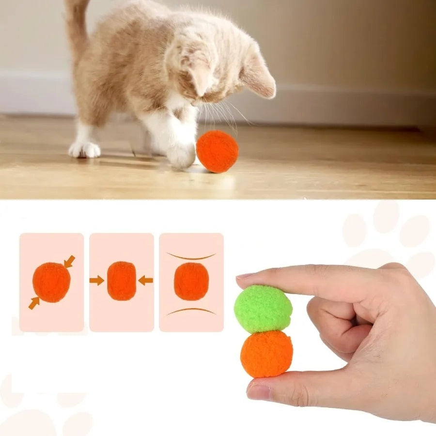 Cat Ball Launcher Set – 100 Colorful Cat Balls + 2 Launchers for Interactive Pet Playtime & Fun