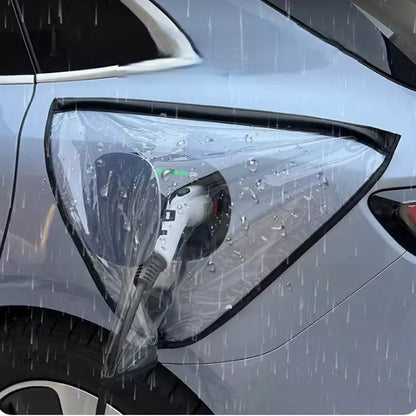Electric Vehicle Charger Port Cover – Rainproof Dustproof Outdoor Protection Case for Tesla Model 3, Y, Sedan and SUV