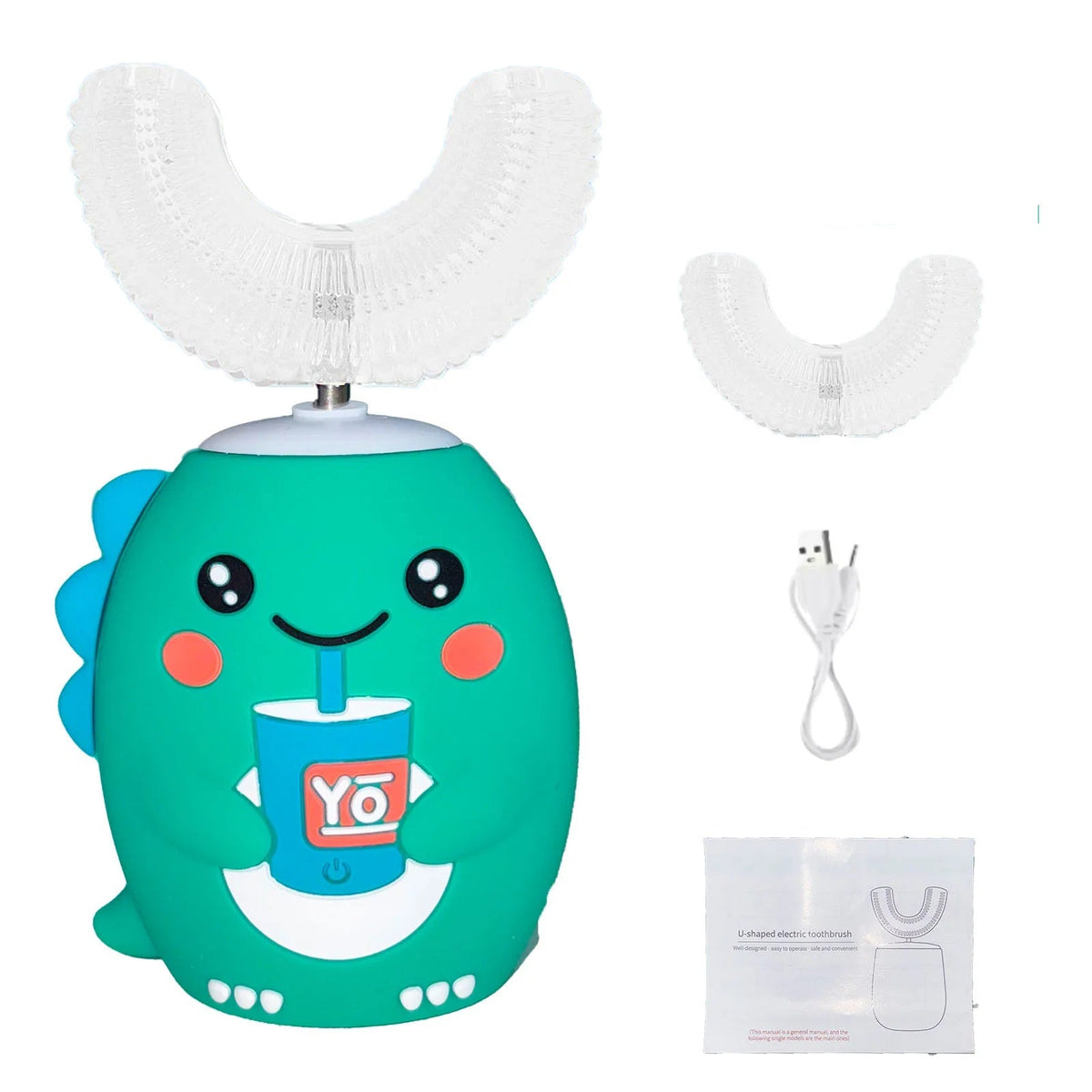 U-Shaped Electric Toothbrush – Ultrasonic Automatic Timer Toothbrush with Wireless Charging for Kids and Adults