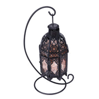 Vintage Iron Salt Rock Tabletop Lamp