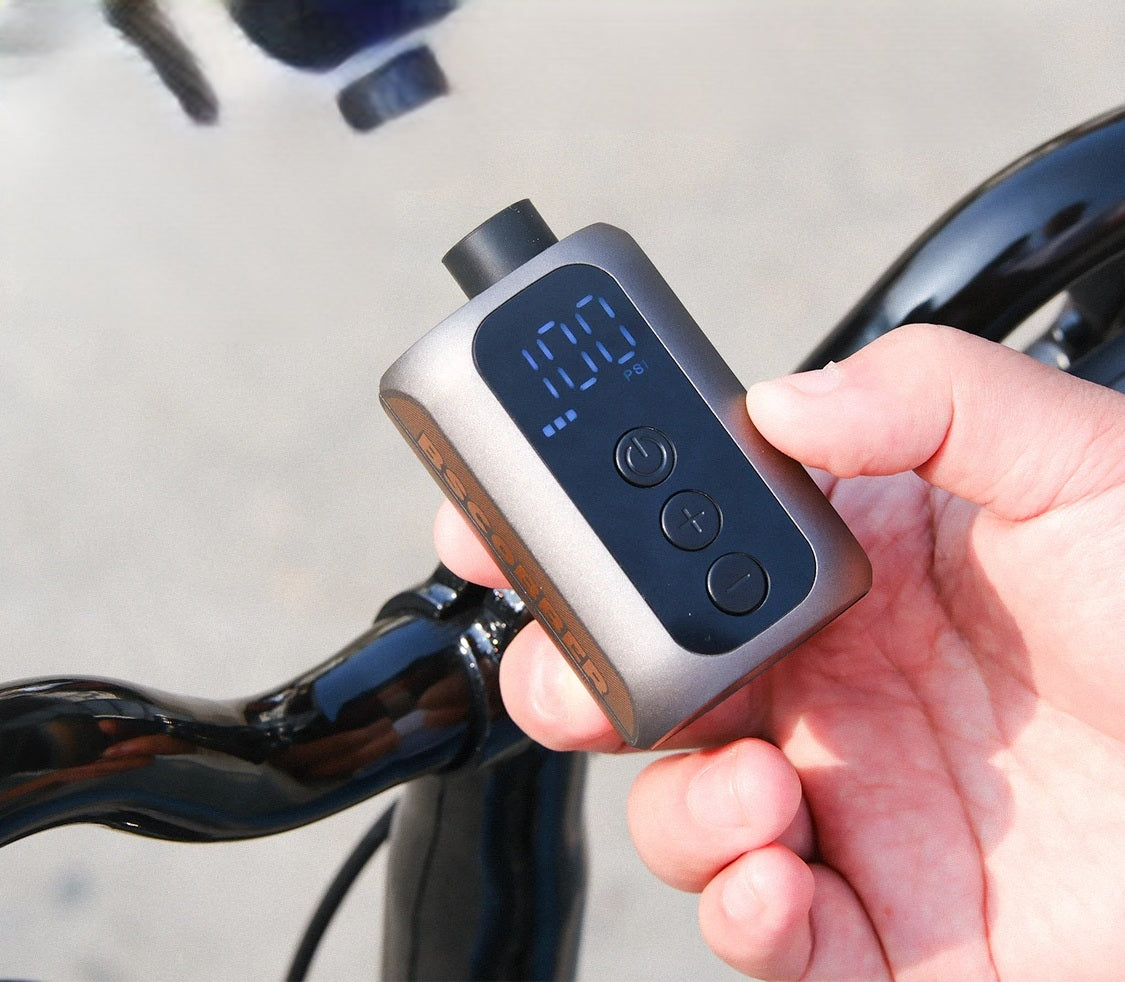 Mini Wireless Air Pump – Portable High-Pressure 100PSI Tire Inflator with Rechargeable Battery for Bikes, Cars, and Travel