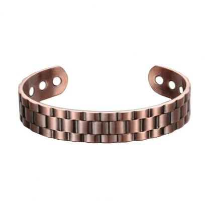 Magnetic Copper Bracelet - Men's Health Wristband for Circulation Support, Stylish Antioxidant Therapy Jewelry