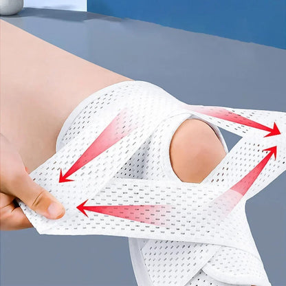Menics Adjustable Knee Brace – Stabilized Support for Injury Recovery & Pain Relief with Durable Stretch Fabric