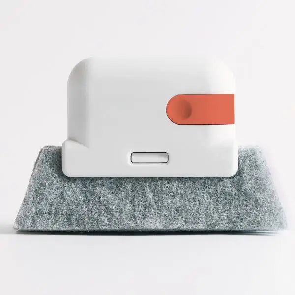 Window Groove Cleaning Brush - Handheld Gap Cleaner Tool for Door Tracks Keyboards Floors and Kitchen Deep Cleaning