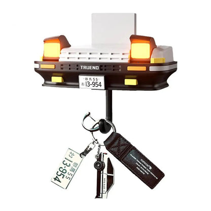 Car Headlight Key Holder Wall Decor – Creative Automotive Key Hanger for Home Entryway and Car Enthusiasts Gift