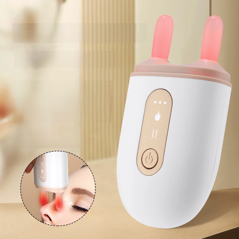 Ultrasonic Nose Lifting Massage Device – Reduces Nasal Swelling, Clears Sinuses, and Lifts Facial Contours with Hot Compress Therapy