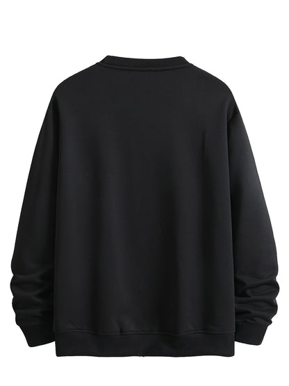Better Days Ahead Men’s Hoodie – Casual Crew Neck Sweatshirt with Geometric Design for Street & Retro Looks