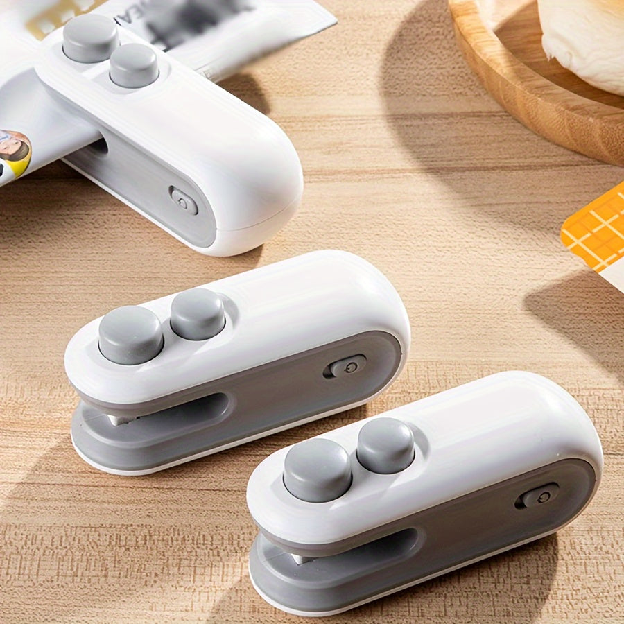 USB Rechargeable Mini Sealing Machine – 2-in-1 Heat Seal & Cut, Keeps Food Fresh Longer, Compact and Portable for Kitchen Use