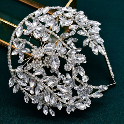 Custom Wedding Hairband – Bridal Hairpiece for Women & Girls, Chic Handmade Headwear for Special Occasions