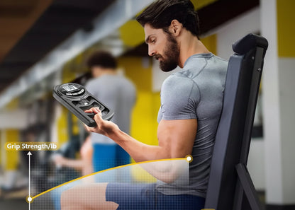 Electronic Hand Grip Strength Trainer – Adjustable Digital Hand Exerciser Up to 264lbs for Forearm Strength Training and Fitness