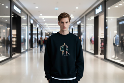 Men’s Printed Sweater – Lightweight and Comfortable Layering Essential for Stylish Autumn and Spring Looks