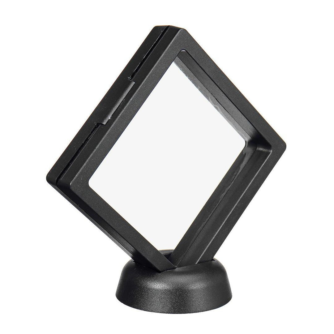 Floating Frame Display Case -  3D Coin Display Box for Challenge Coins, Rocks, AA Medallion, Jewelry, Shells, Fossils, Gems, Minerals, Pins