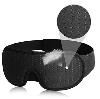 Eyepatch Blocking Light Mask - 3D Padded Sleep Mask