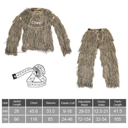 Hunting Ghillie Suit Sniper - 3D Camouflage Hunting Apparel