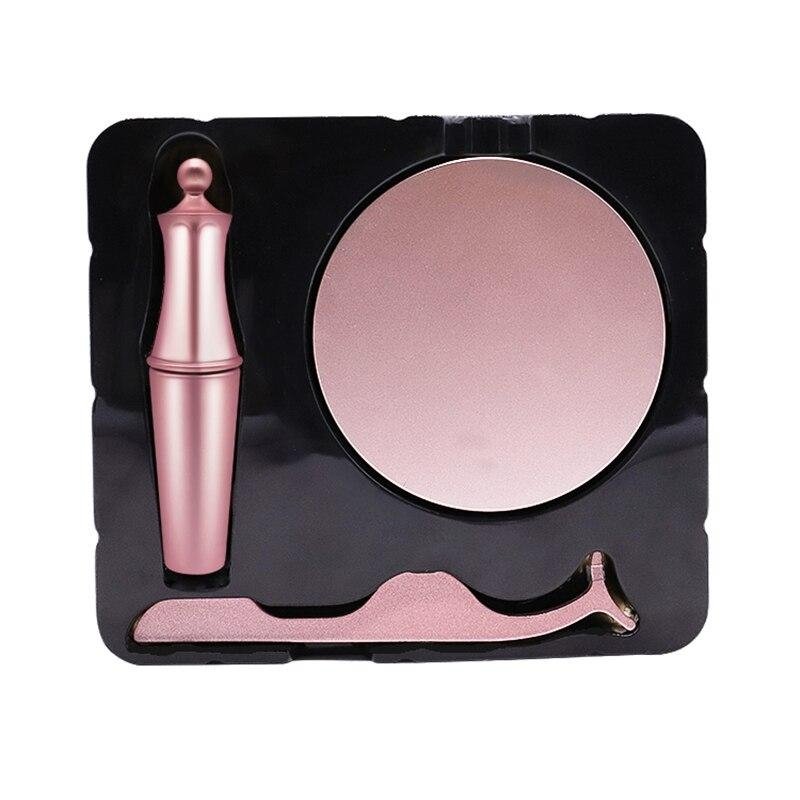 Magnetic Eyelashes - 3D Reusable and Lightweight Lashes with Mirror With Eyeliner (No Glue Needed)