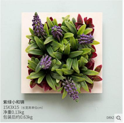 Plant Wall Art -3D Maintenance Free Artificial Plants for Table and Wall Décor