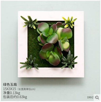 Plant Wall Art -3D Maintenance Free Artificial Plants for Table and Wall Décor