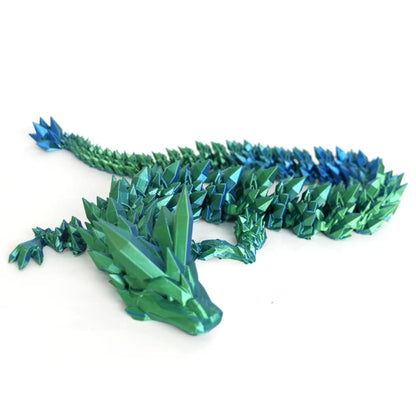 Printed Easter Crystal Dragon Egg – 3D Egg Toy for Enchanting Desktop Ornament, Easter Sculpture, and Magical Gift for Kids
